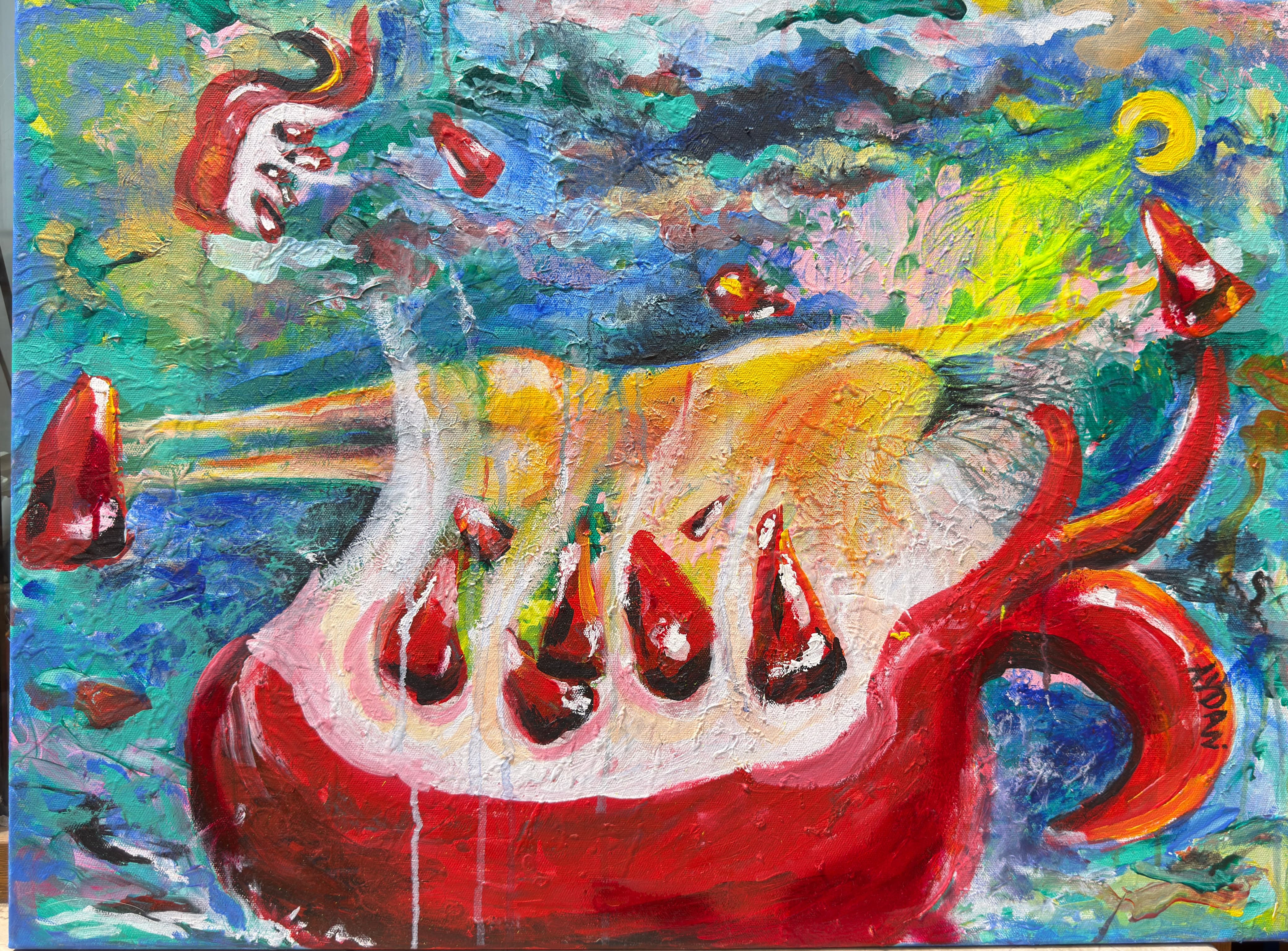 "Towards a new life"